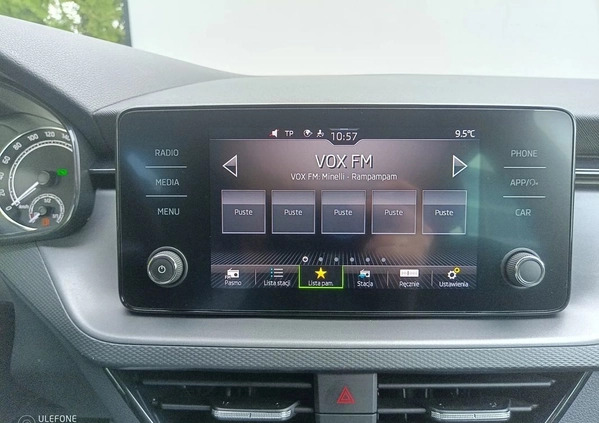 Skoda Kamiq cena 82900 przebieg: 47323, rok produkcji 2020 z Nowe małe 379